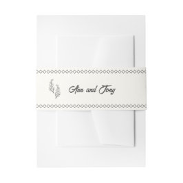 Cintas Para Invitaciones Romance Moderno del Desierto Bohemo |