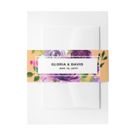 Cintas Para Invitaciones Romántica banda de la banda del vientre de la invi