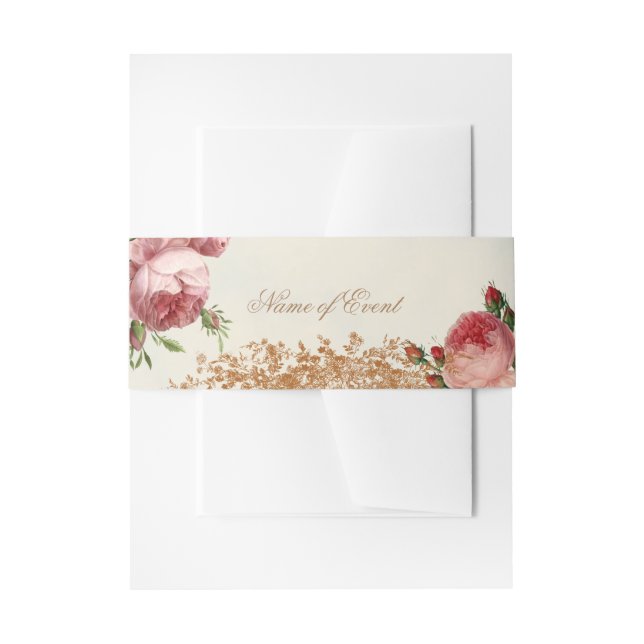 Cintas Para Invitaciones Rosa Blenheim - Summer Sky (Anverso Ejemplo)