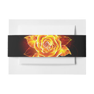 Cintas Para Invitaciones Rosa de incendios en auge