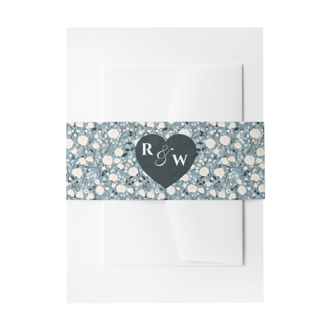 Cintas Para Invitaciones Rosa de moda Boda tropical (Anverso Ejemplo)