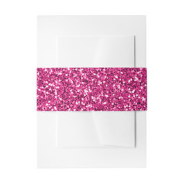 Cintas Para Invitaciones Rosa Glitter Encantador