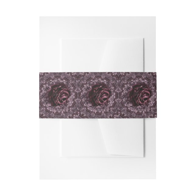 Cintas Para Invitaciones Rosa Mandala (Anverso Ejemplo)