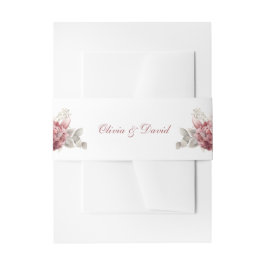 Cintas Para Invitaciones Rosa moderno Hidrangea Boda
