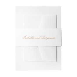 Cintas Para Invitaciones Rosa Tradicional Rosa Formal Elegante Boda