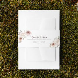 Cintas Para Invitaciones Rosas bohemios Boda de Arco