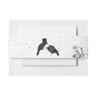 Cintas Para Invitaciones Rosas negros góticos se vuelven Bodas