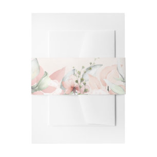 Cintas Para Invitaciones Rosas ruborizadores Suite de Invitación de Boda