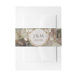 Cintas Para Invitaciones Rosas Vintage florales dorados Purpurina de oro ro