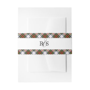 Cintas Para Invitaciones Royal Stewart Dress Clan Tartan Scottish Plaid