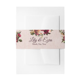 Cintas Para Invitaciones Rubor