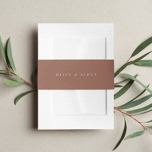 Cintas Para Invitaciones Ruido sólido + Boda de letras clásico