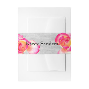 Cintas Para Invitaciones Rustci, rosas rosas rosas rosas, acuarela arte