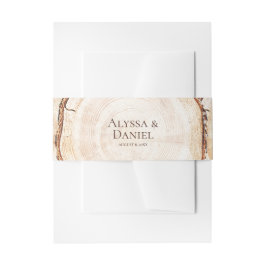 Cintas Para Invitaciones Rustic Woodland Wedding Personalized