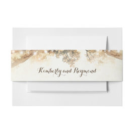 Cintas Para Invitaciones Rústicas ramas y luces de árboles