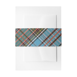 Cintas Para Invitaciones Rústico Plaid Anderson Classic Tartan Boda