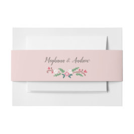 Cintas Para Invitaciones Rústico Romántico Floral