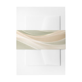 Cintas Para Invitaciones Sage Green and Ivory Wedding 