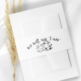Cintas Para Invitaciones Santa Vaca Daremos Mi Boda De Moo