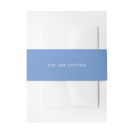 Cintas Para Invitaciones SARAH Azul moderno Minimalista