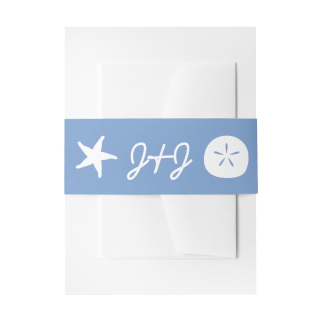 Cintas Para Invitaciones Semillas de verano en Periwinkle invitan a la band (Anverso Ejemplo)