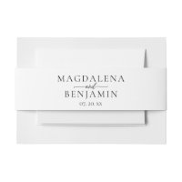 Sencilla y elegante tipografía moderna Nombres de