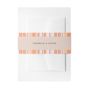 Cintas Para Invitaciones Serape Fall Season Vertical Strips