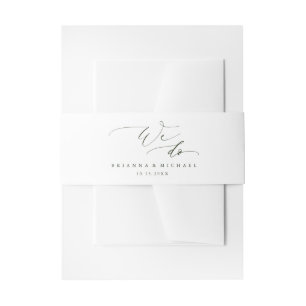 Cintas Para Invitaciones Simple caligrafía elegante que hacemos Boda