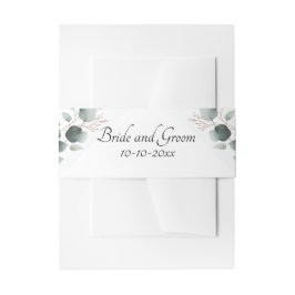 Cintas Para Invitaciones Simple Eucalyptus