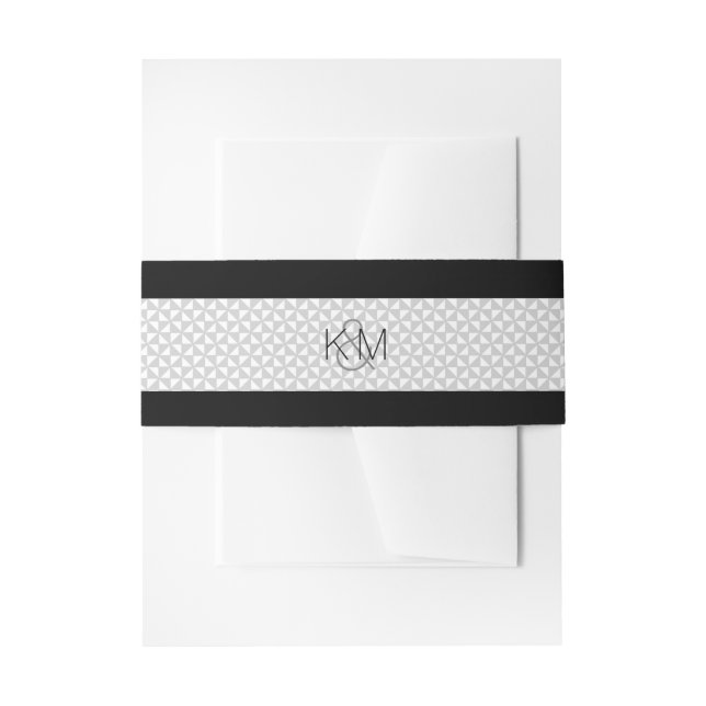 Cintas Para Invitaciones Simplemente Boda negro ID523 (Anverso Ejemplo)