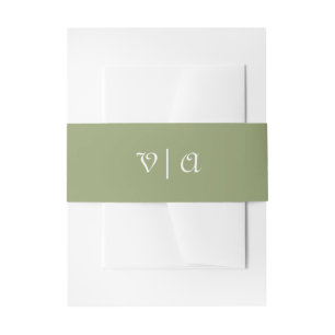 Cintas Para Invitaciones Simplemente elegante L'Herbe Tarragon