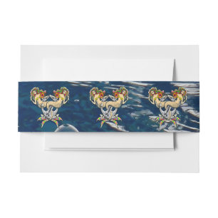 Cintas Para Invitaciones Sirenas aferradas - Diseño Náutico para los amante