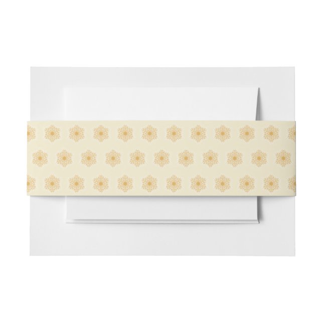 Cintas Para Invitaciones Snowflake (Anverso Ejemplo)