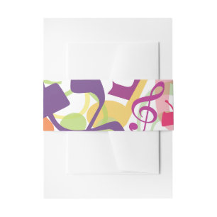 Cintas Para Invitaciones SONIDOS DEL TORAH Bat Bar Mitzvah Wrap Band