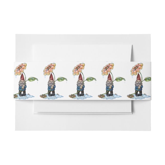 Cintas Para Invitaciones Spring Showers (Anverso Ejemplo)