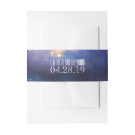 Cintas Para Invitaciones Starry Night Sky Boda