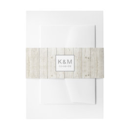 Cintas Para Invitaciones Suculents y Rustic Wood Boda ID515