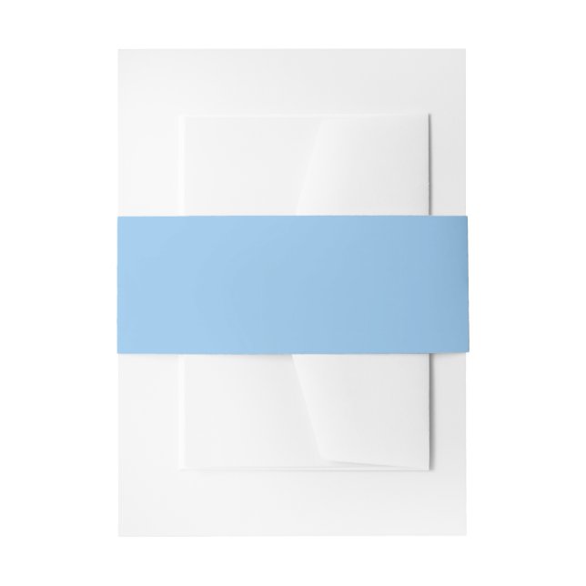 Cintas Para Invitaciones Sueño de invierno suave Boda (Anverso Ejemplo)