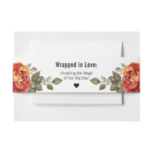 Cintas Para Invitaciones Sueños de mármol: Colección de elegancia Rosa Nara