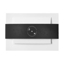 Cintas Para Invitaciones Suite Boda de Gótico occidental negro