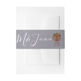 Cintas Para Invitaciones Suite de Boda Rústica Molino de Viento Casa de Cam