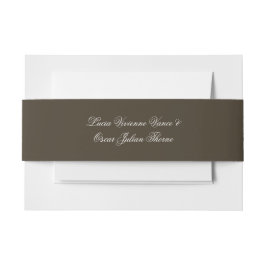 Cintas Para Invitaciones Suite de Boda Sage Roccoco