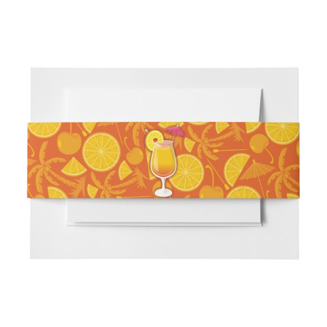 Cintas Para Invitaciones Sunrise Tequila (Anverso Ejemplo)