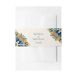 Cintas Para Invitaciones Talavera azulejo azulejo vintage boda mexicano