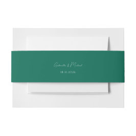 Cintas Para Invitaciones Tarjeta de Invitación de Boda con Letra Moderna en