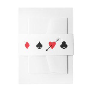 Cintas Para Invitaciones Tarjeta roja y negra con amor Corazón fuerte