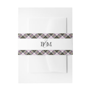 Cintas Para Invitaciones Tartan Plaid Escocés del Clan Macpherson
