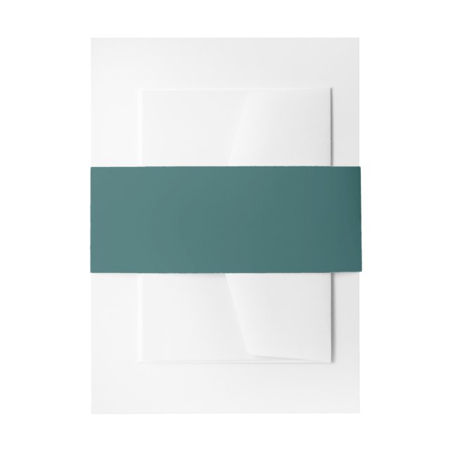 Cintas Para Invitaciones Teal Transformador (Anverso Ejemplo)