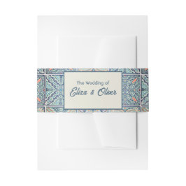 Cintas Para Invitaciones Tejas mediterráneas - Sobre