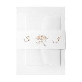 Cintas Para Invitaciones Tema del ventilador victoriano monogramado